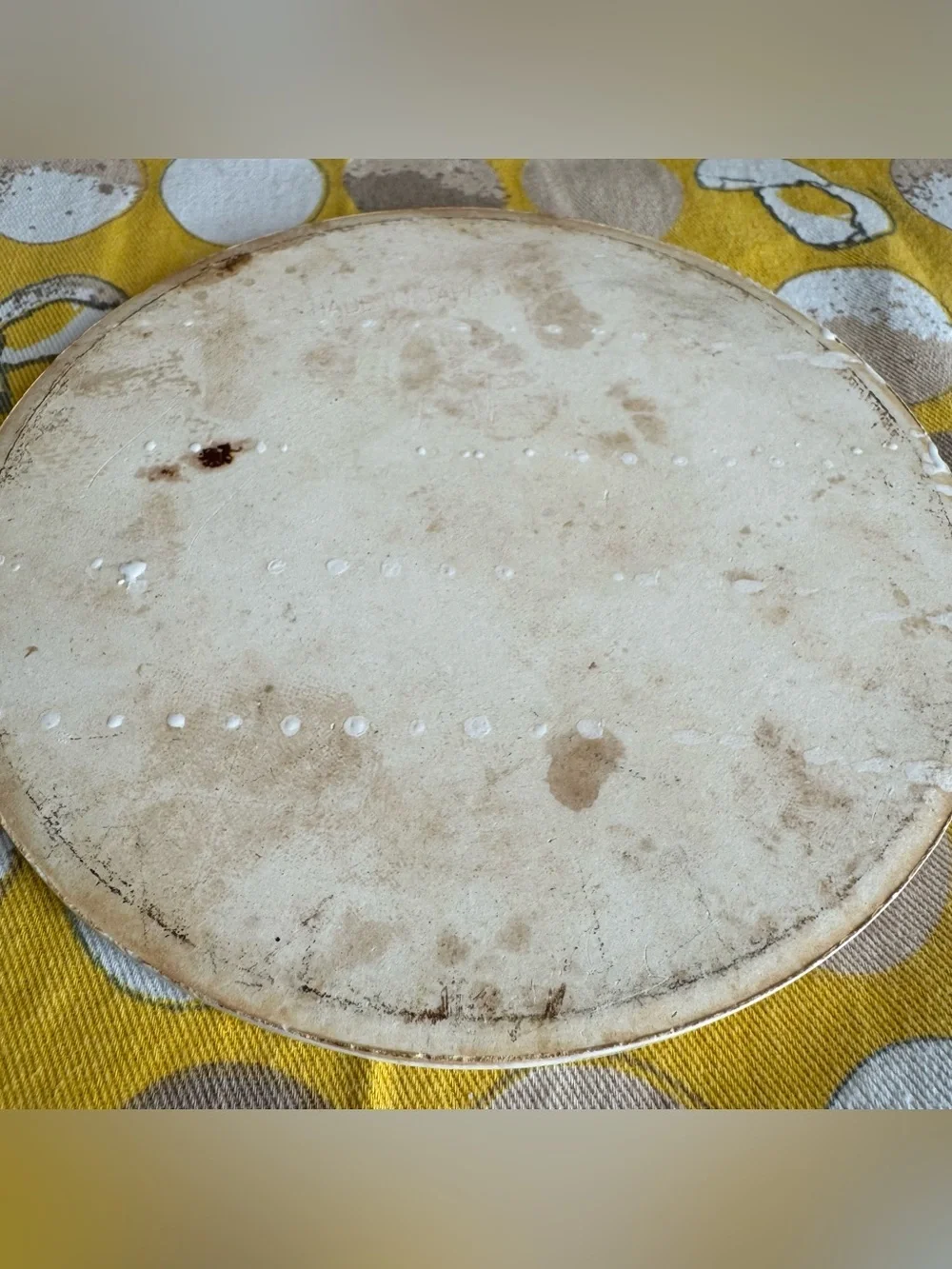 Vintage style muffin warming tile/trivet